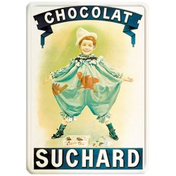 Plaque métal - Pierrot - Chocolat Suchard