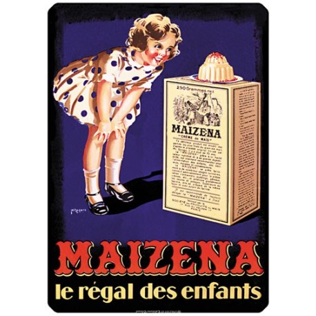 Plaque métal - Gâteau - Maizena