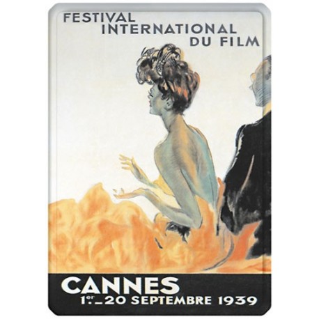 Plaque métal - Festival de Cannes de 1939 - Festival de Cannes