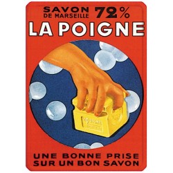 Plaque métal - Savon La Poigne - Savon La Poigne