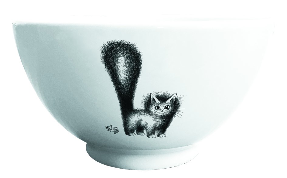 Les Chats de Dubout - Bol des Chats de Dubout la maman avec le landau