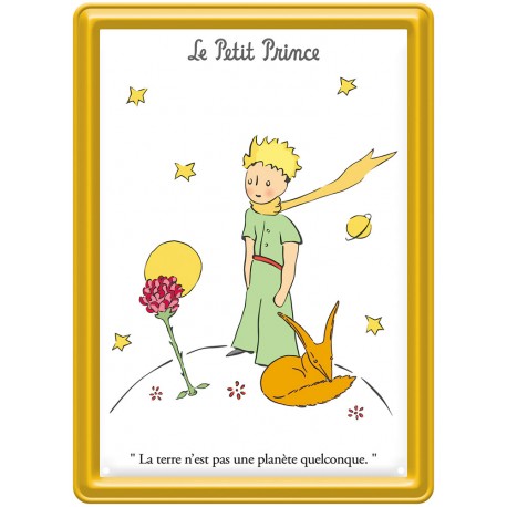 Plaque métal - Écharpe - Le Petit Prince