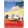 Plaque métal 15x21 - Grand Prix de Monaco de 1935