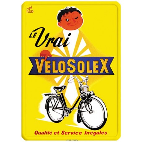 Plaque métal 15x21 - VéloSoleX
