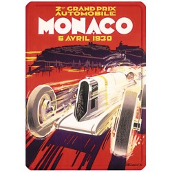 Plaque métal 15x21 - Grand Prix de Monaco de 1930