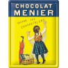 Plaque métal - Petite Menier - Chocolat Menier