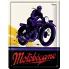Plaque métal - Motocycle Motobécane - Motobécane