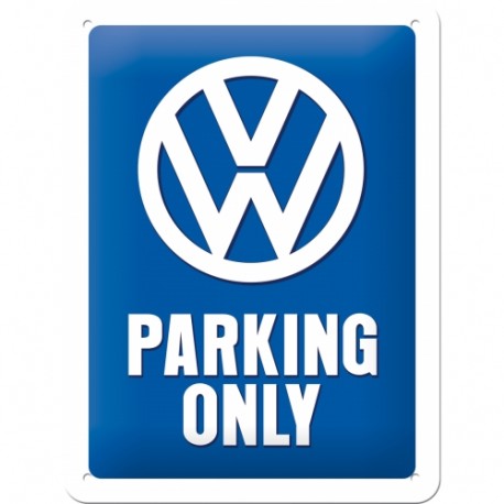 Plaque métal 3D 15x20 - Parking Only 3