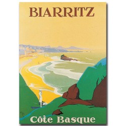 Affiche - Biarritz - Côte basque (fin de série) - Ville de Biarritz