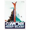 Affiche - Chamonix - Eté hiver - PLM