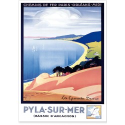 Affiche - La Dune du Pilat - Compagnie PO-Midi