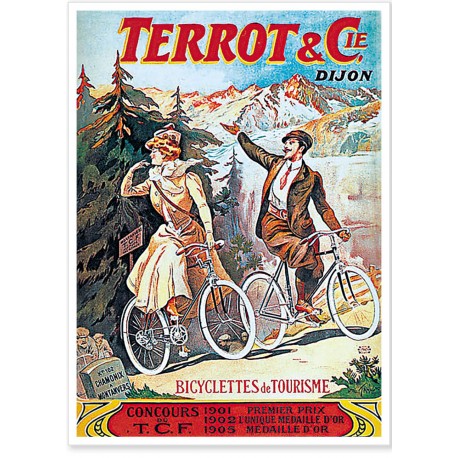 Affiche - Bicyclettes - Terrot
