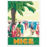 Affiche - Nice - Promenade animée - PLM