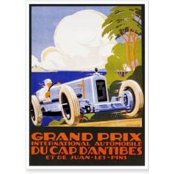Affiche - Grand Prix d'Antibes de 1929