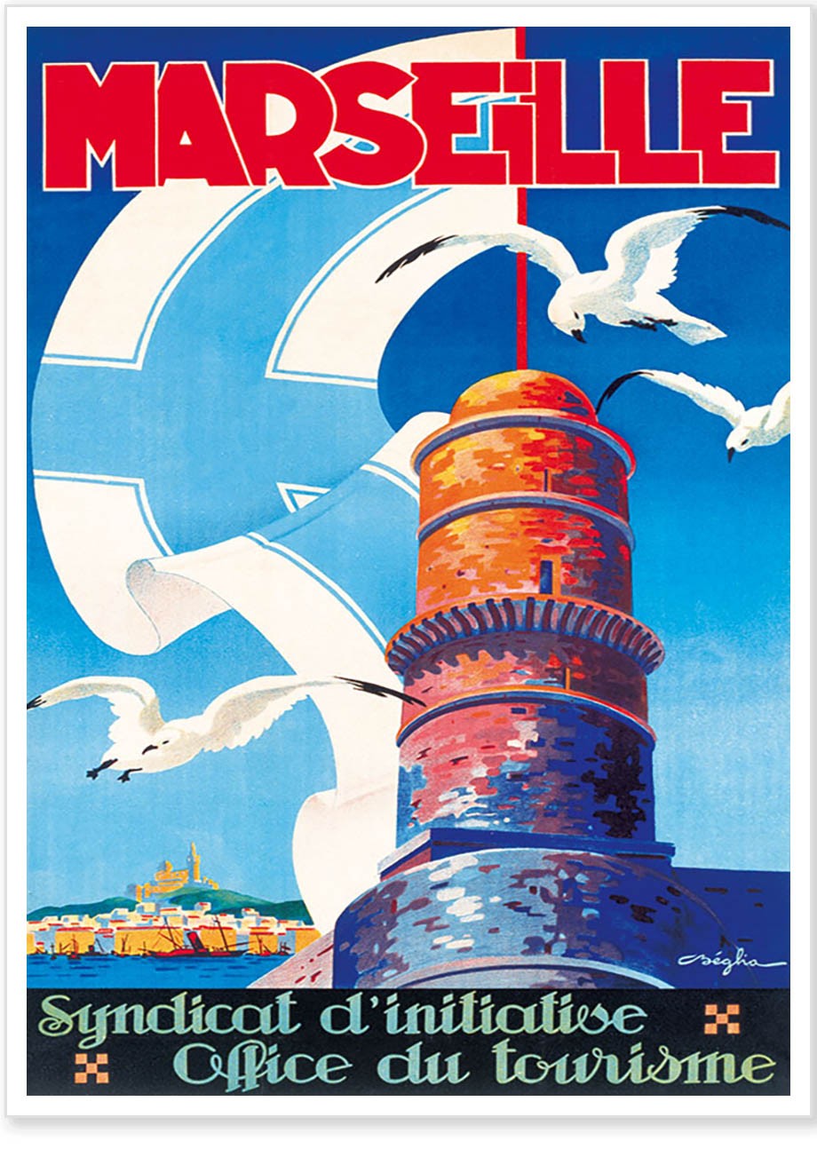 Affiche - Marseille Porte du Monde - Éditions Clouet