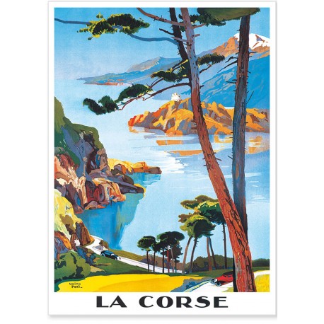 Affiche - Balade en Corse - PLM