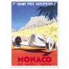 Affiche - Grand Prix de Monaco de 1935 - Ville de Monaco