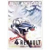 Affiche - Triomphe de la 4 CV - Renault