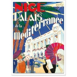 Affiche - Nice - Palais de la Méditerranée