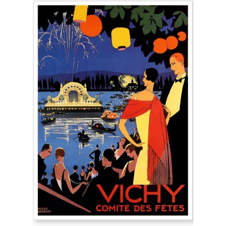 Affiche - Vichy - Fête sur le lac - Ville de Vichy