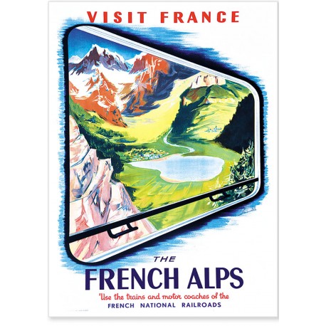 Affiche - The French Alps Les Alpes