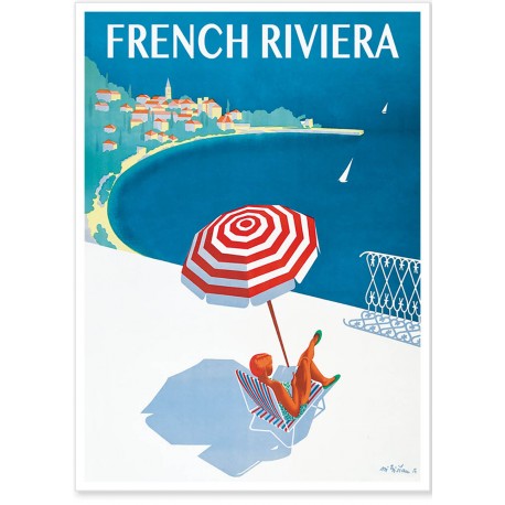 Affiche - Côte d'Azur - La French Riviera