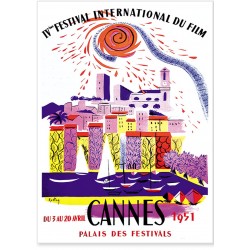 Affiche - Festival de Cannes de 1951