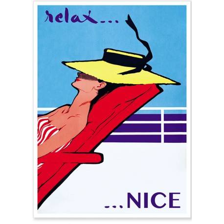 Affiche - Relax à Nice