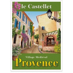 Affiche - Le Castellet - Village Médiéval