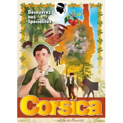Affiche 50x70 - Spécialités Corses