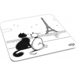 Dessous de plat - Chats à la Tour Eiffel