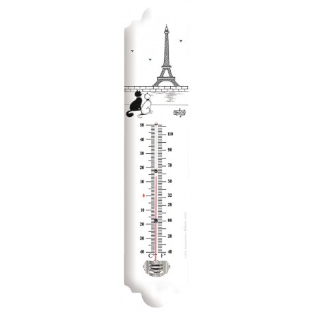 Thermomètre - Chats à la Tour Eiffel