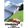 Affiche 50x70 - L'Hôtel PLM et le Mont Blanc