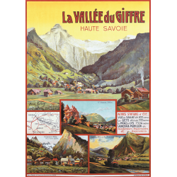 Affiche 50x70 - La Vallée du Giffre