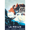 Affiche 50x70 - La Meije depuis la Bérarde
