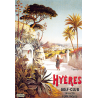 Affiche 50x70 - Promenade à Hyères