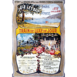 Affiche 50x70 - Train pour Aix-les-Bains