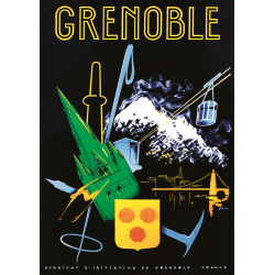 Affiche 50x70 - Symboles de Grenoble