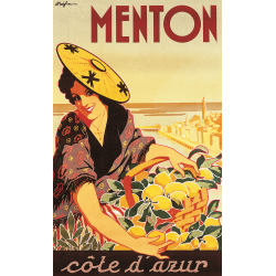 Affiche 50x70 - La Fête du Citron à Menton