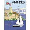 Affiche 50x70 - Antibes par Marina Vandel