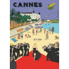 Affiche 50x70 - Cannes par Marina Vandel
