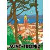 Affiche 50x70 - Saint Tropez par Marina Vandel