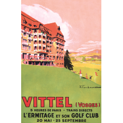Affiche 50x70 - Golf de Vittel Ermitage