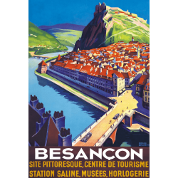 Affiche 50x70 - Vue sur Besançon