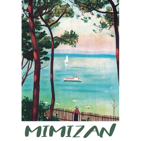 Affiche 50x70 - Mimizan en Peinture