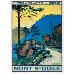 Affiche - Mont Sainte Odile - 40x60 Giclée