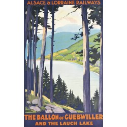 Affiche - Grand Ballon de Guebwiller - 40x60 Giclée
