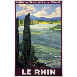 Affiche - Le Rhin - 40x60 Giclée