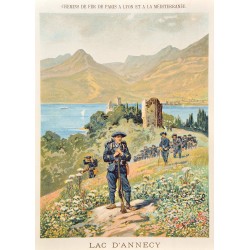 Affiche - Lac d'Annecy Militaires