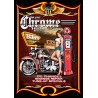 Plaque métal - Biker Roadhouse - 30x40 en relief